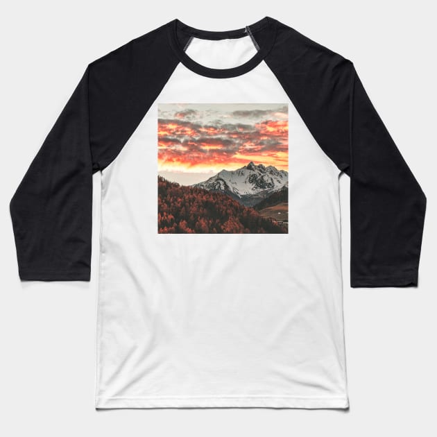 Mountains, Landscape Photography, Forest Art, Nature Photography Baseball T-Shirt by Nature-Arts
